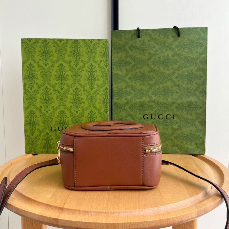 Blondie Top Handle Bag Brown