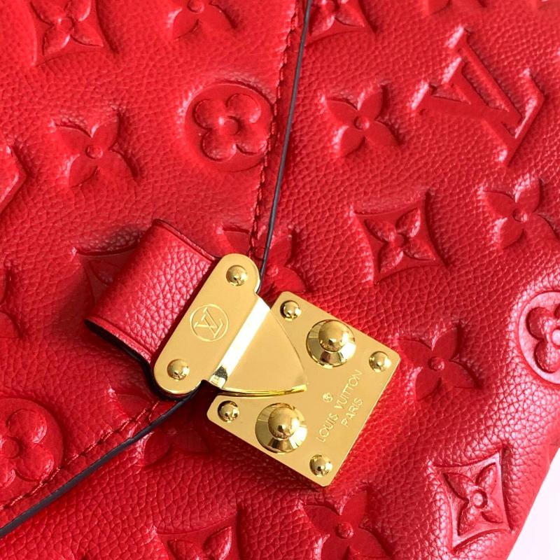 Pochette Métis Monogramm Tasche Rot Neu