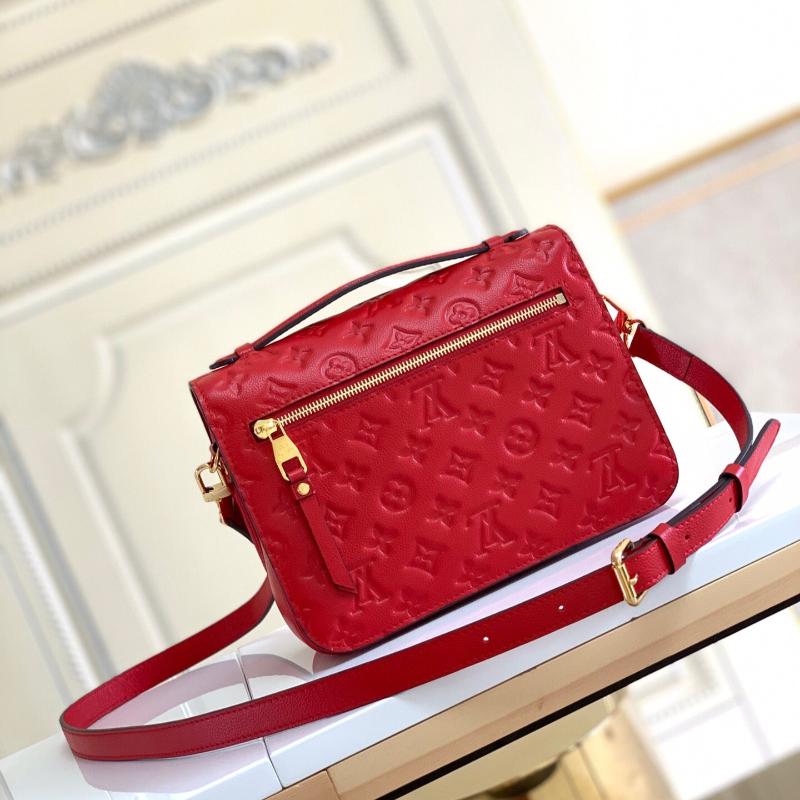 Pochette Métis Monogramm Tasche Rot Neu
