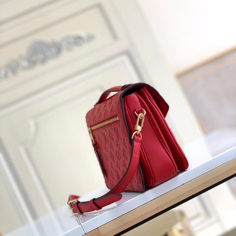 Pochette Métis Monogramm Tasche Rot Neu