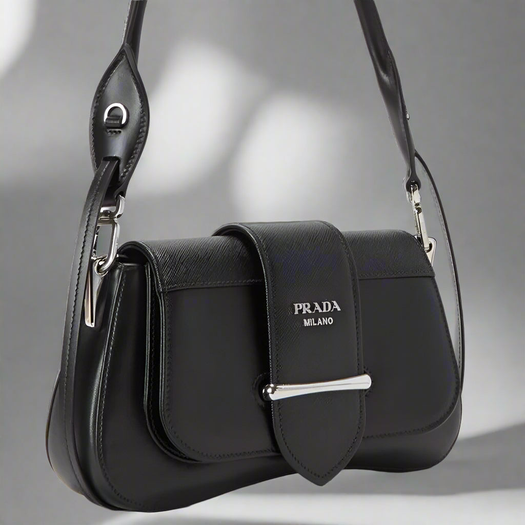 Bolso de hombro Sidonie negro nuevo