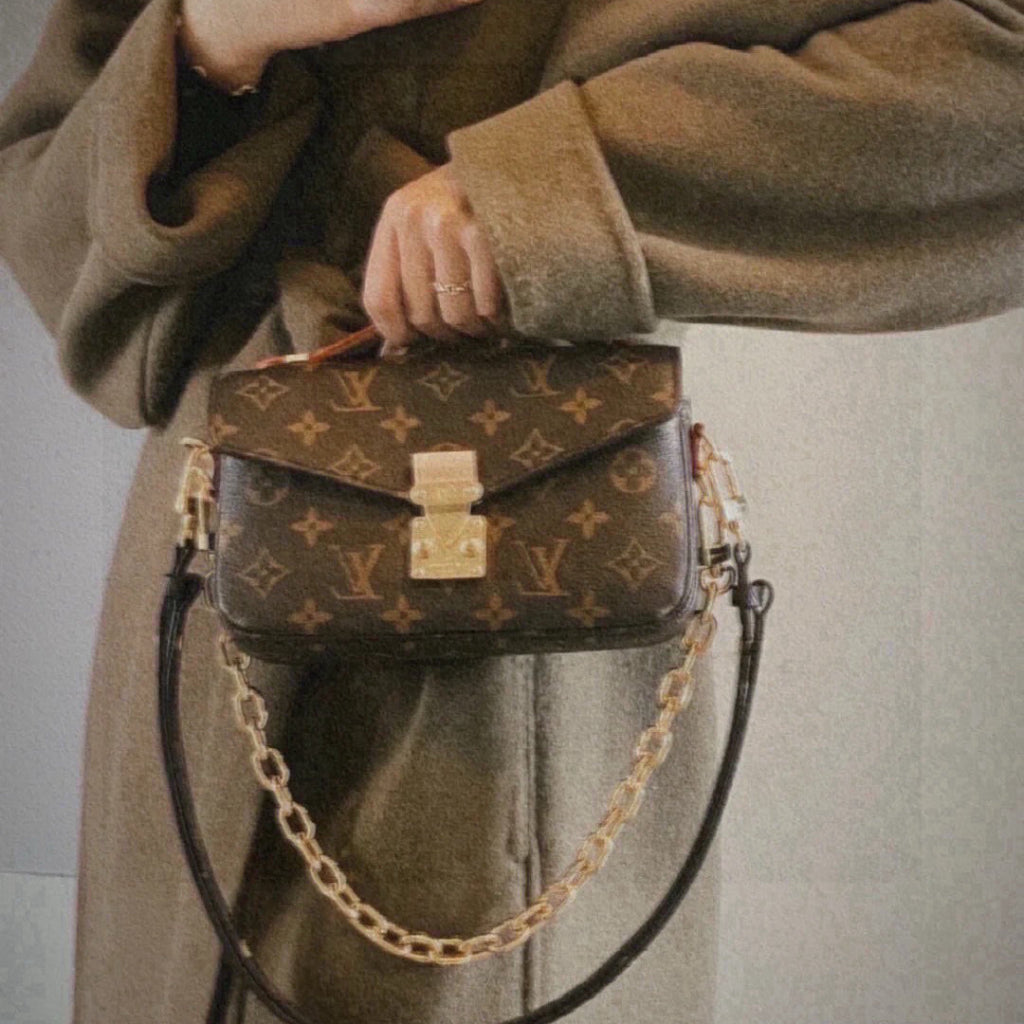 Pochette Metis East West Bag Monogram Brown New