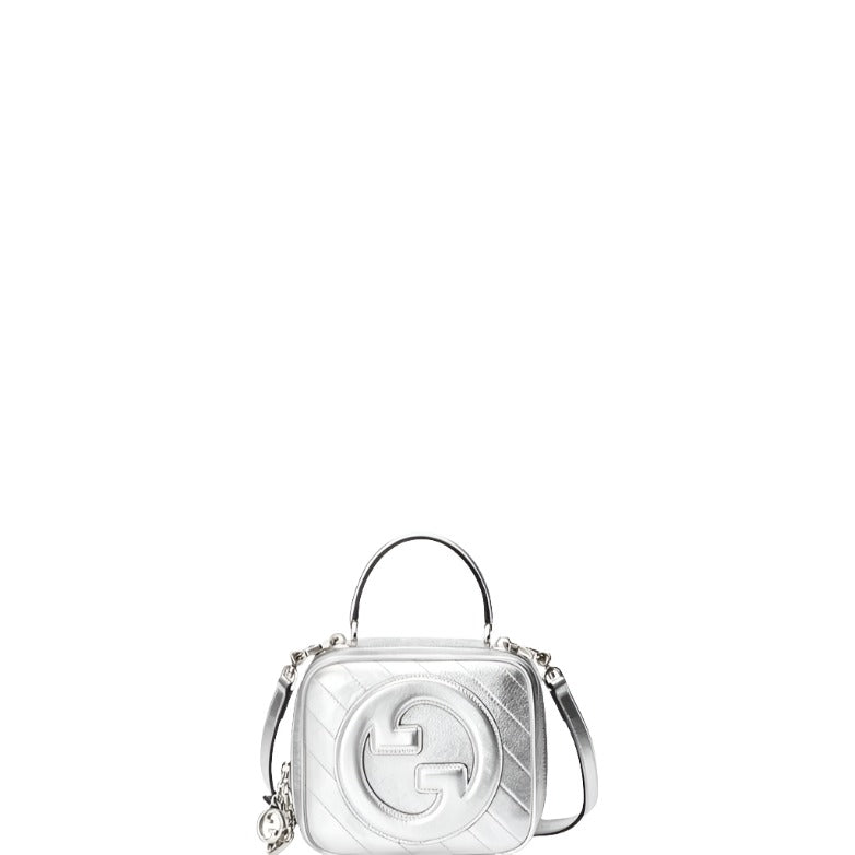 Blondie Top Handle Bag Silver