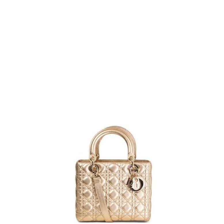 Bolso de mano para dama dorado