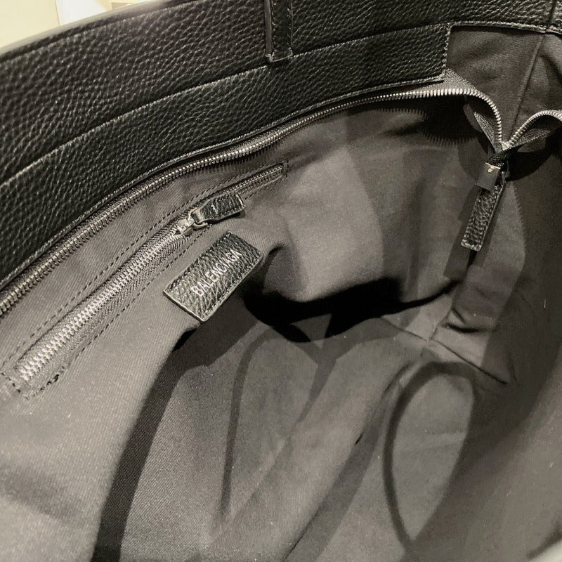 Schwarze Alltags-Einkaufstasche „East-West“