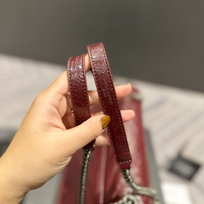 Niki Shoulder Chain Bag Marsala