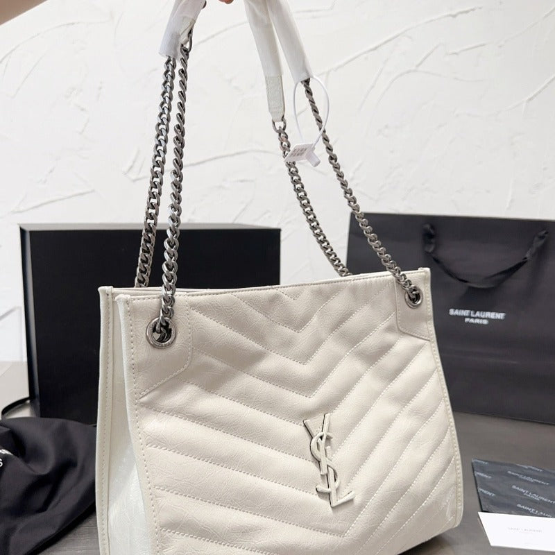 Bolsa de compras Niki color crema