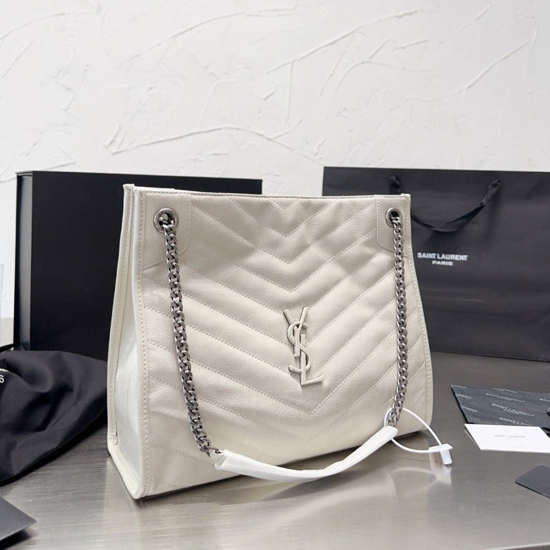 Bolsa de compras Niki color crema