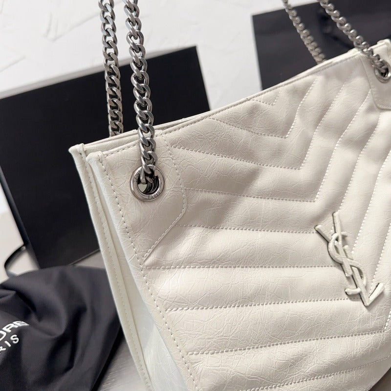 Bolsa de compras Niki color crema
