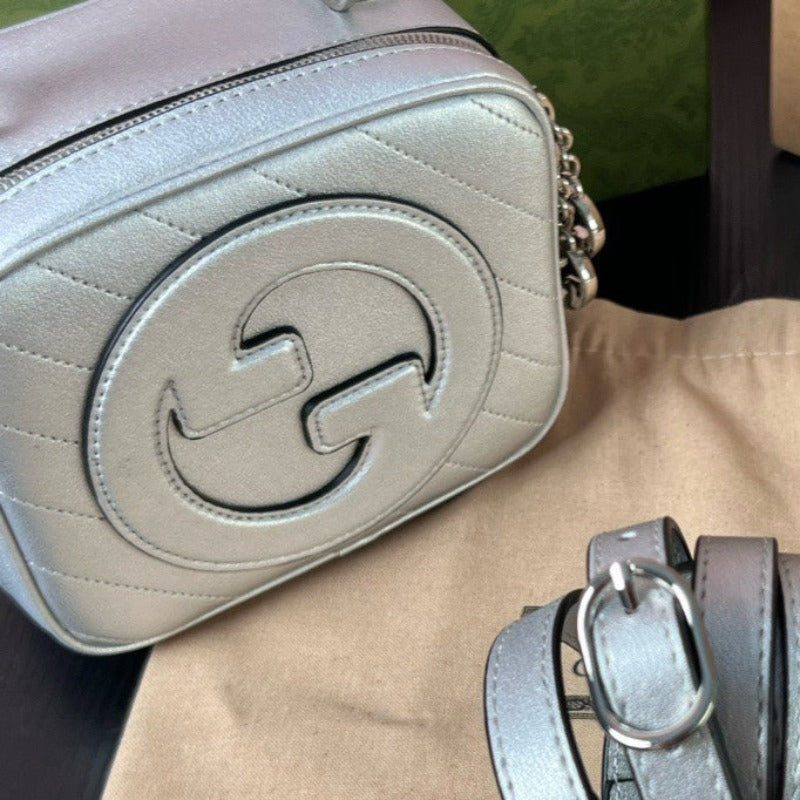 Blondie Top Handle Bag Silver