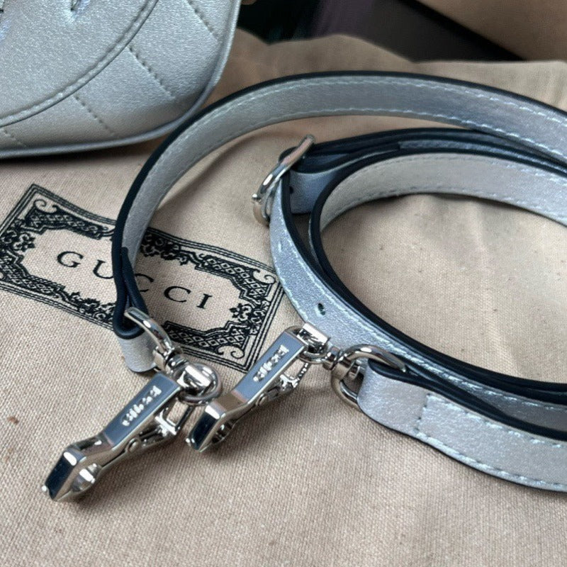 Blondie Top Handle Bag Silver