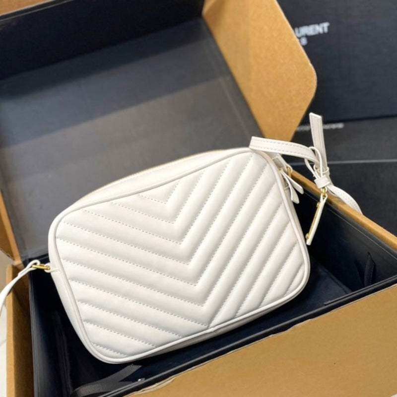 Bolso para cámara Lou blanco