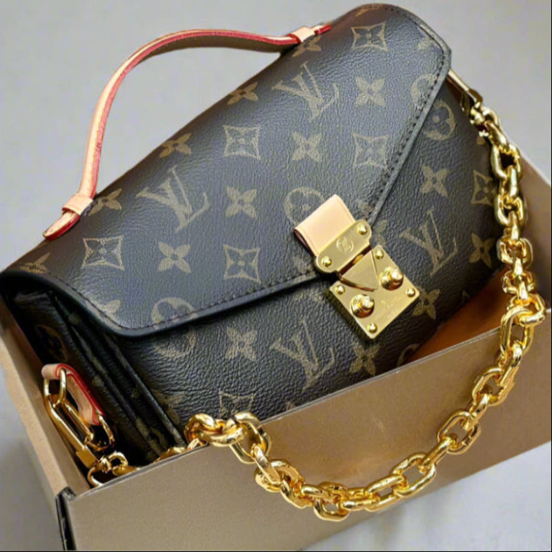 Pochette Metis East West Bag Monogram Brown New