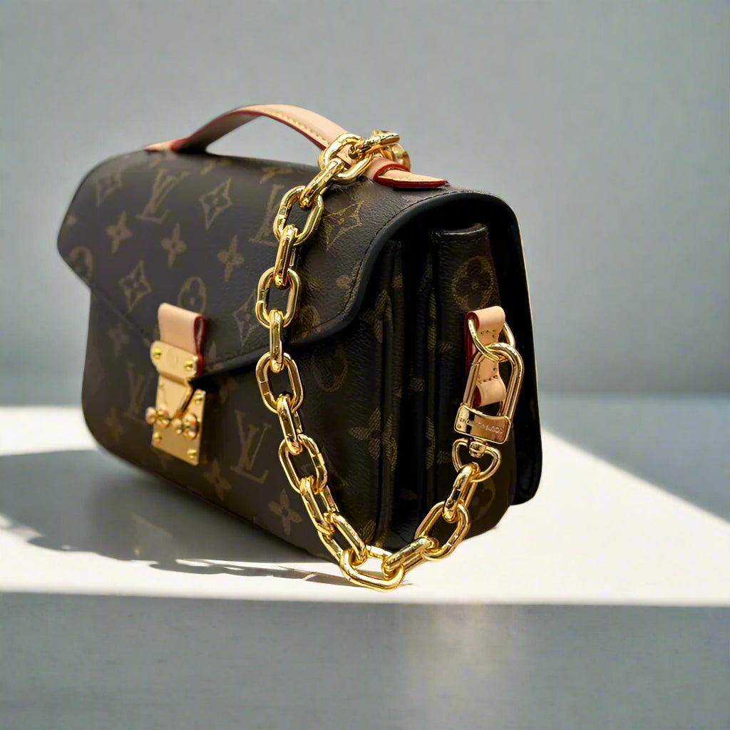 Pochette Metis East West Bag Monogram Brown New