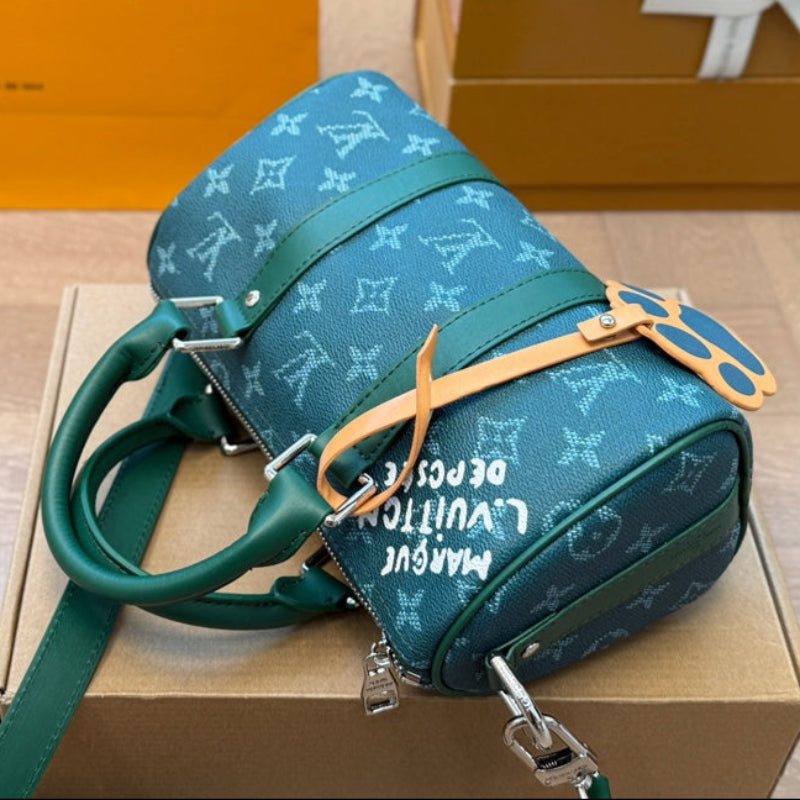 Keepall Bandouliere 25 Bag Green New