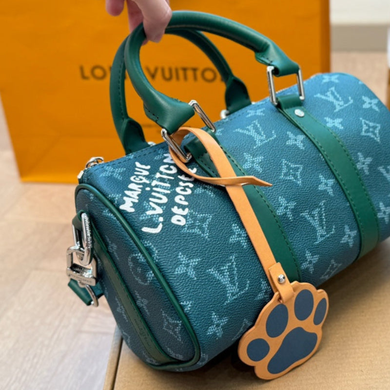 Keepall Bandouliere 25 Bag Green New