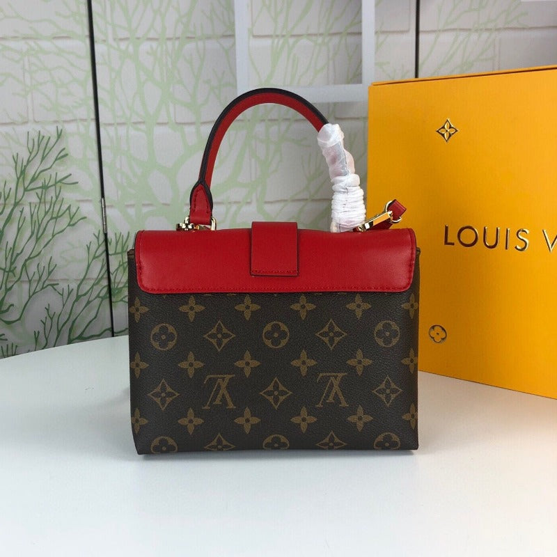 Locky Bb Lona Monogram Bag Red