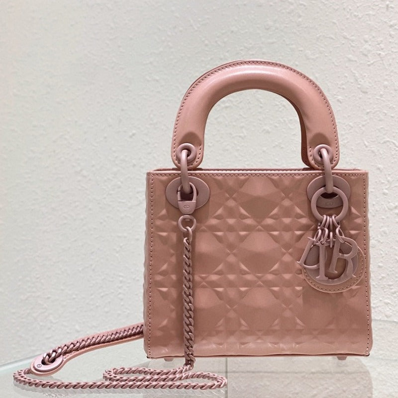 Lady Handbag Pink Beige