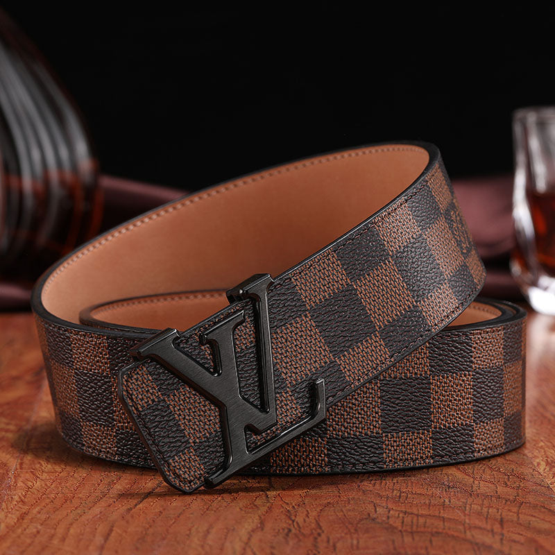 Monogram Belt Brown