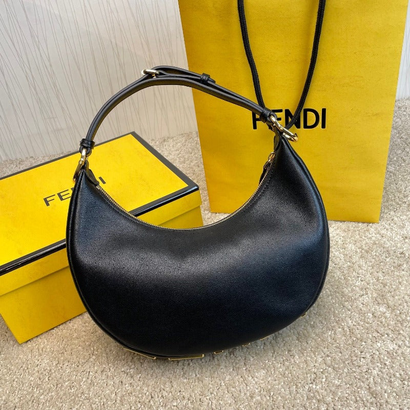 Fendigraphy Hobo Bag Black