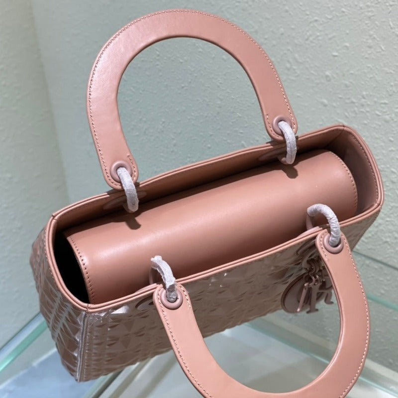 Lady Handbag Pink Beige