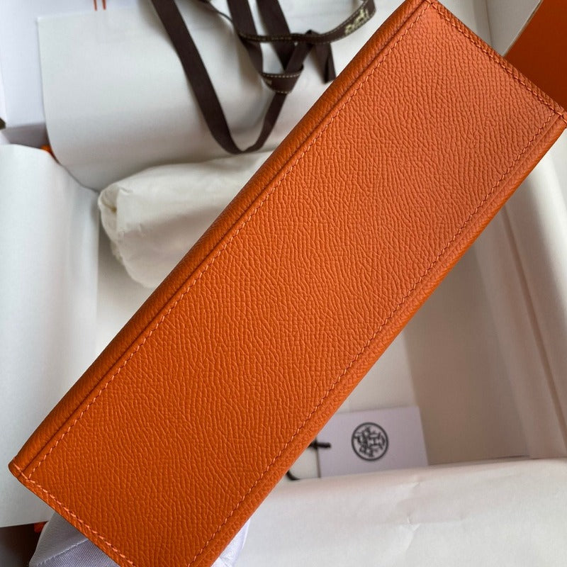 Kelly Pochette Handbag Orange