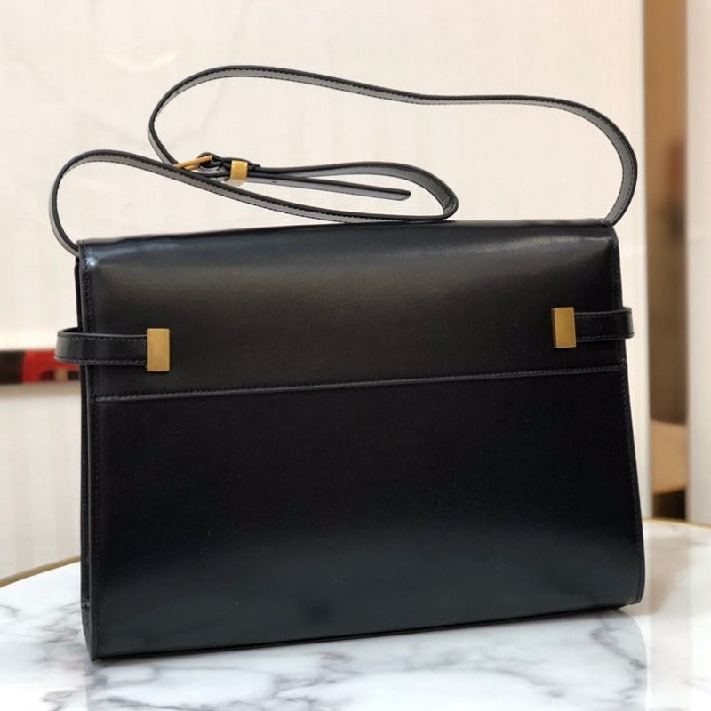 MANHATTAN SHOULDER BAG IN BOX BLACK