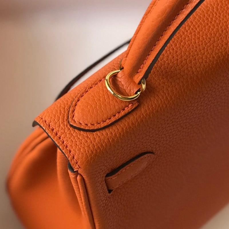 Kelly Handbag 28 Orange