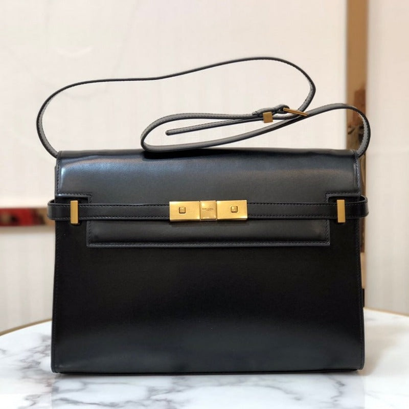 MANHATTAN SHOULDER BAG IN BOX BLACK