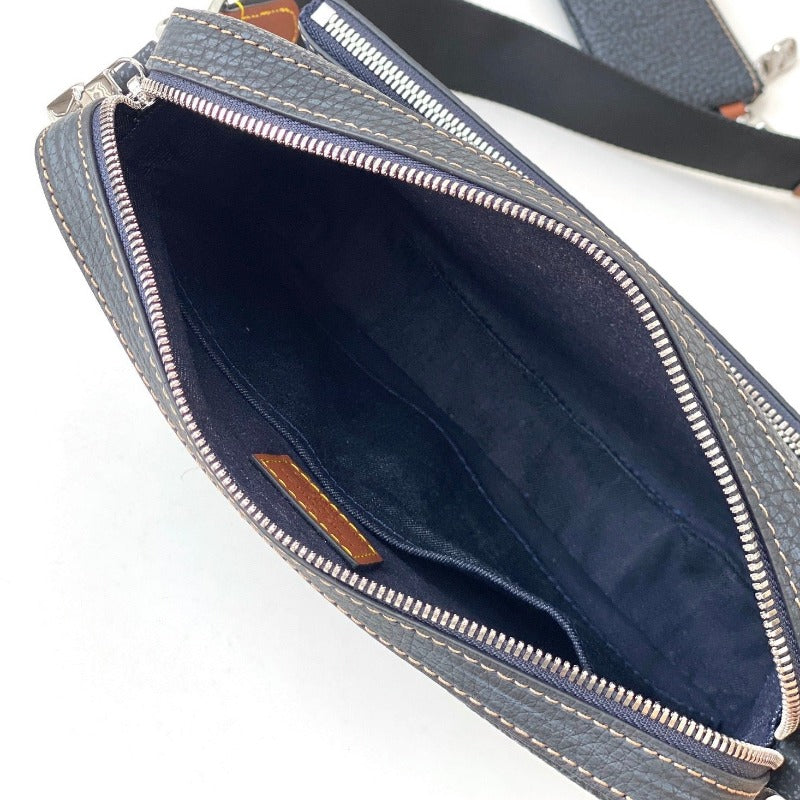 Trio Messenger Bag Blue