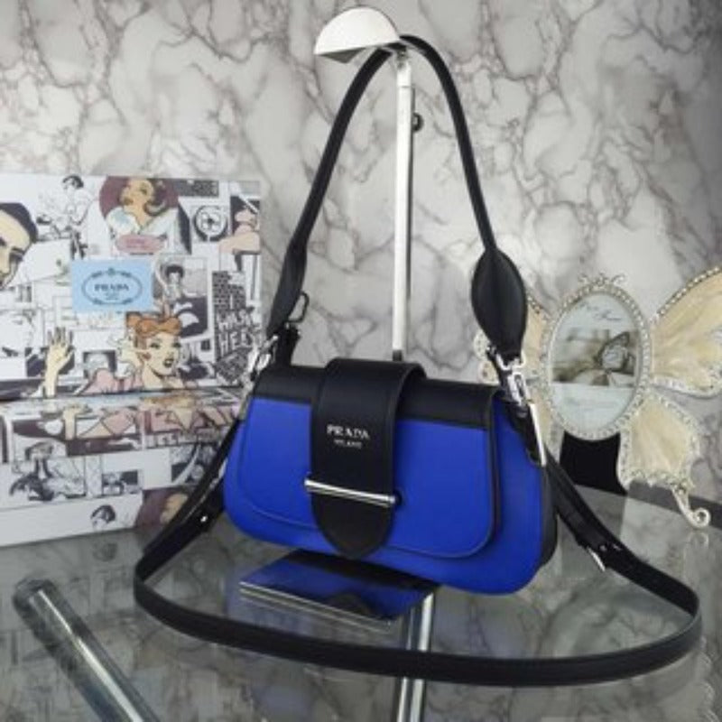 Sidonie Shoulder Bag Blue/Black New