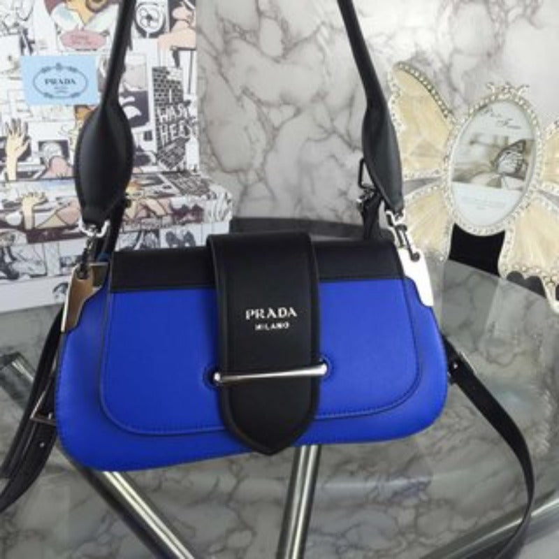 Sidonie Shoulder Bag Blue/Black New