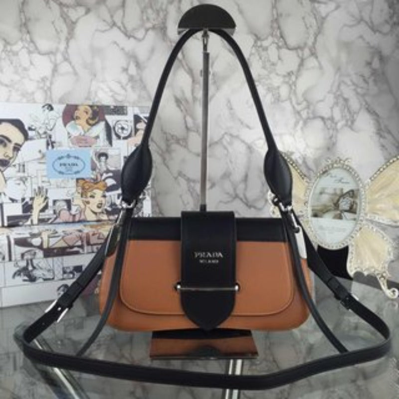 Sidonie Shoulder Bag Brown/Black New