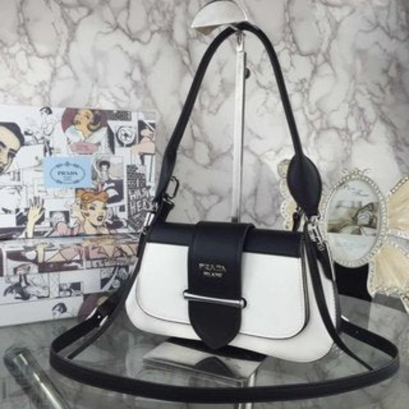 Sidonie Shoulder Bag Black/White New