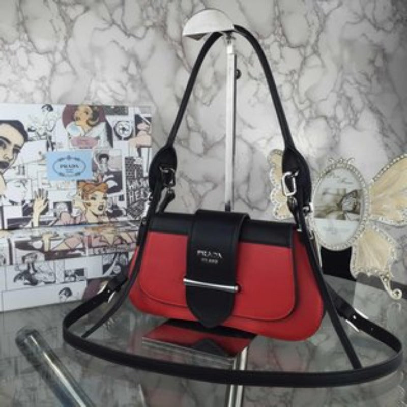 Sidonie Shoulder Bag Red/Black New