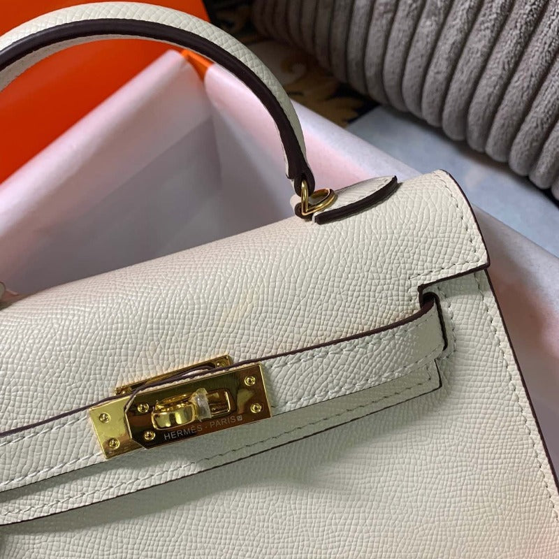 Kelly Mini Handbag Milk White