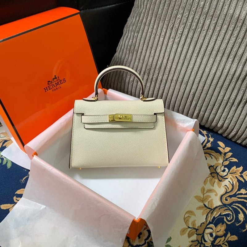 Kelly Mini Handbag Milk White