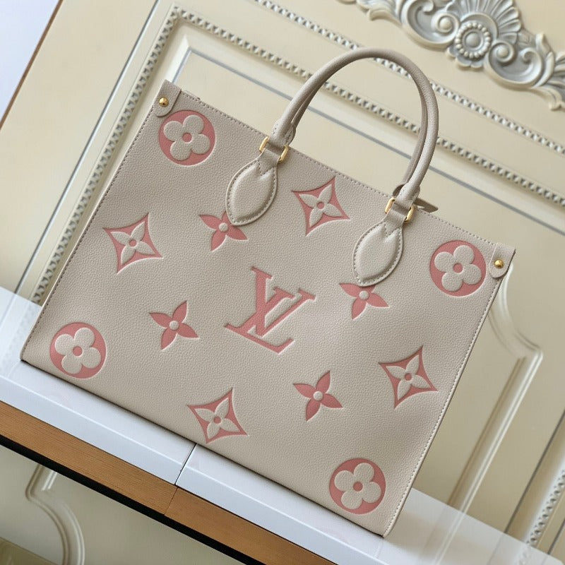 Onthego Monogram Bag Milk/Pink