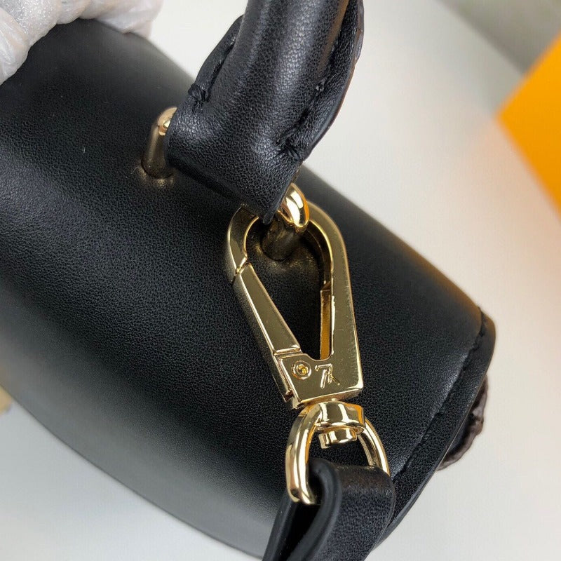 Locky Bb Lona Monogram Bag Black