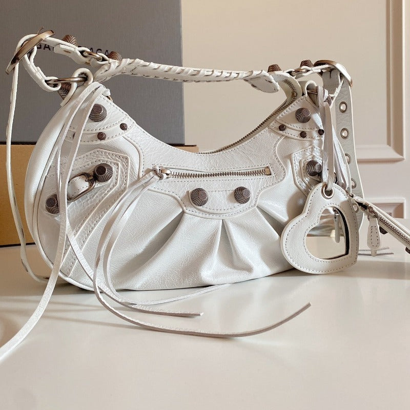 Le Cagole Small Bag White