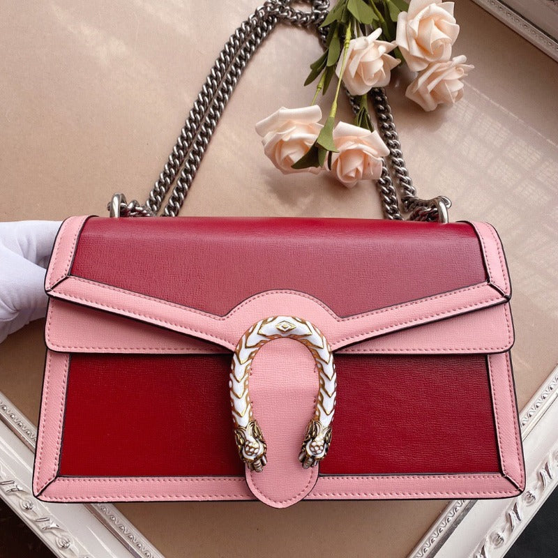 Dionysus Shoulder Bag Red/Pink