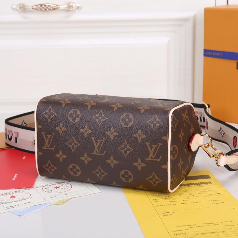 Speedy Monogram  Bandouliere 20 Brown