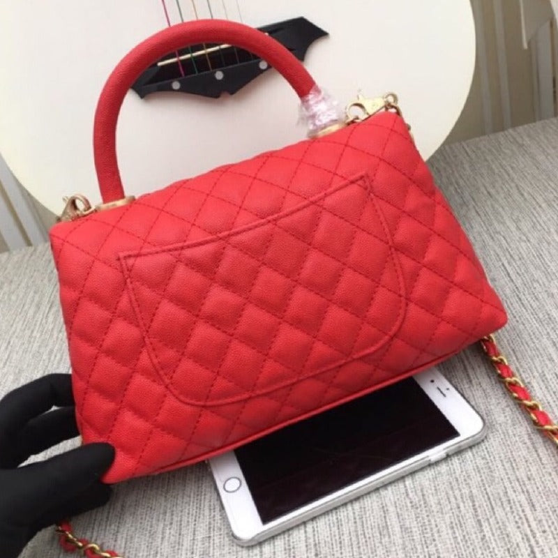 Coco Flap Bag Red New