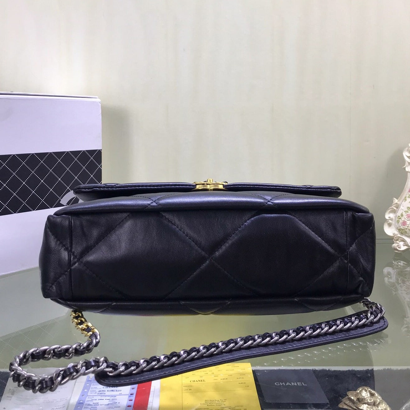 Flap Bag  19 Black