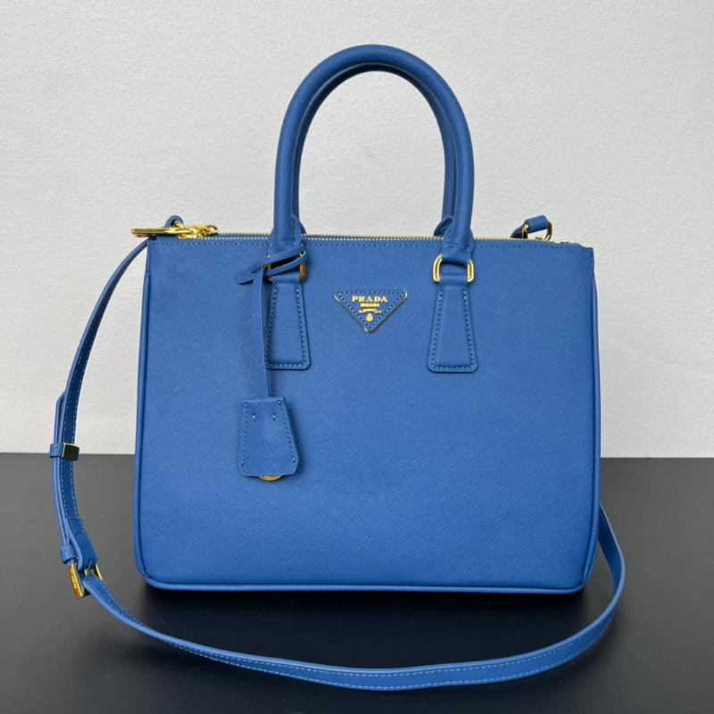 Galleria Saffiano Leather Bag Blue