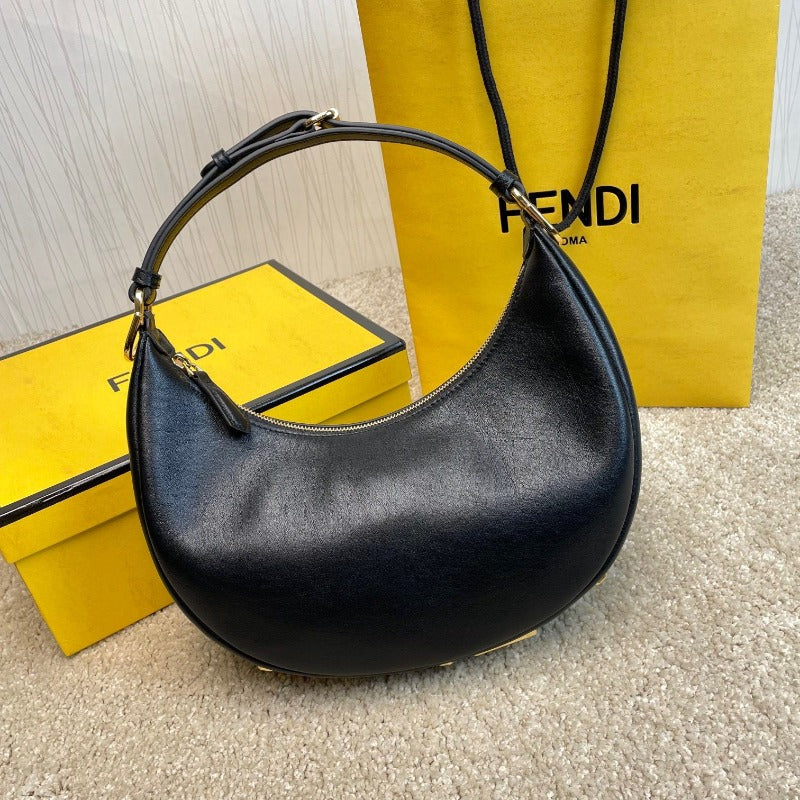 Fendigraphy Hobo Bag Black