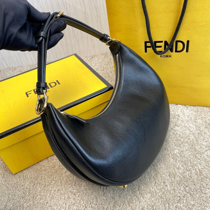 Fendigraphy Hobo Bag Black