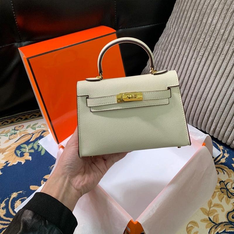 Kelly Mini Handbag Milk White