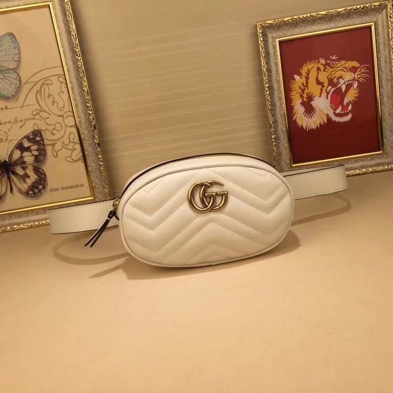 Marmont Belt Bag White