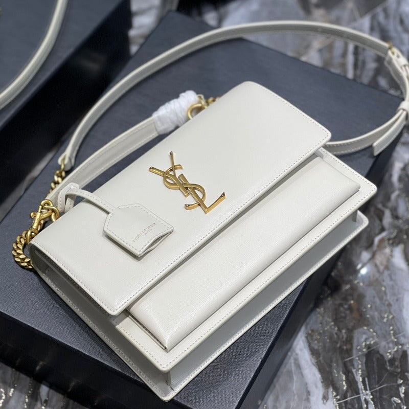 Sunset Top Handle Bag White